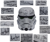 Star Wars Cast-Signed Stormtrooper Helmet -- Signed by All Stars of Star Wars and The Empire Strikes Back, Including Carrie Fisher, Harrison Ford and Mark Hamill